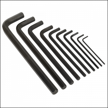 Sealey S0639 Siegen Jumbo Hex Key Set 10pc