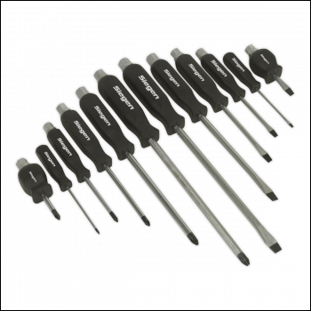 Sealey S0641 Siegen Hammer-Thru Screwdriver Set 12pc