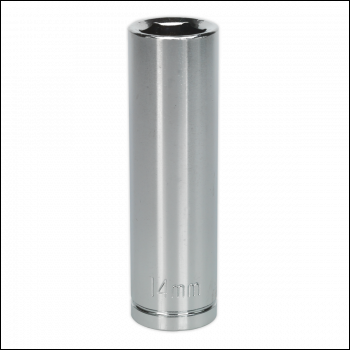 Sealey S0670 Siegen Deep Socket 1/2 inch Sq Drive 14mm