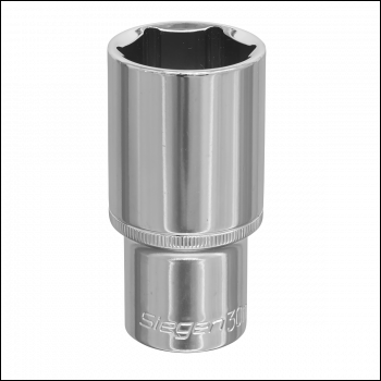 Sealey S0682 Siegen Deep Socket 1/2 inch Sq Drive 30mm