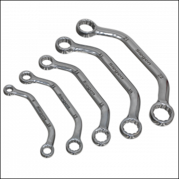 Sealey S0716 Siegen Obstruction Spanner Set 5pc