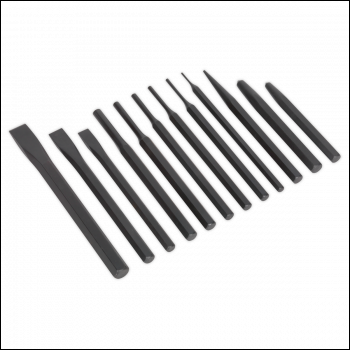 Sealey S0802 Siegen Punch & Chisel Set 12pc