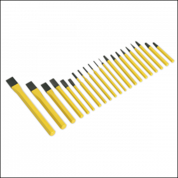 Sealey S0805 Siegen Punch & Chisel Set 21pc