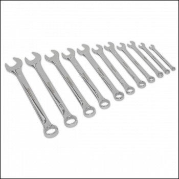 Sealey S0857 Siegen Imperial Combination Spanner Set 11pc