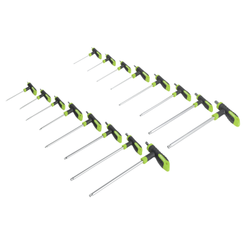 Sealey S0916 Siegen T-Handle TRX-Star* & Hex Key Set 16pc