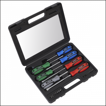 Sealey S0923 Screwdriver Set 21pc with Storage Case