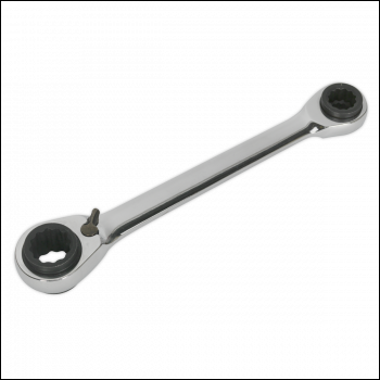 Sealey S0983 Siegen 4-in-1 Reversible Ratchet Ring Spanner