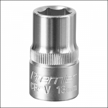 Sealey S1213 Premier Socket 1/2 inch Sq Drive 13mm