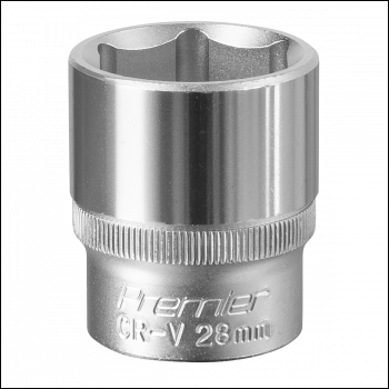 Sealey S1228 Socket 1/2 inch Sq Drive 28mm