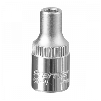 Sealey S1404 Premier Socket 1/4 inch Sq Drive 4mm