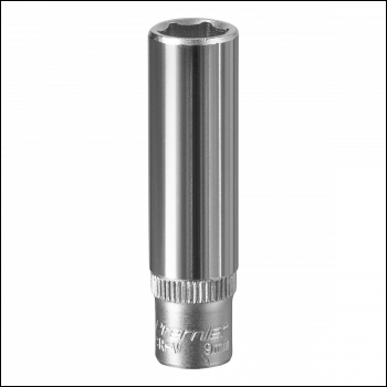 Sealey S1409D Premier Deep Socket 1/4 inch Sq Drive 9mm