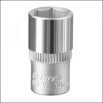 Sealey S1410 Premier Socket 1/4 inch Sq Drive 10mm