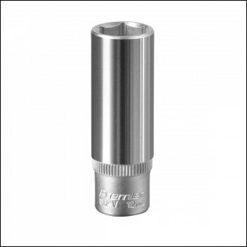 Sealey S1412D Premier Deep Socket 1/4 inch Sq Drive 12mm