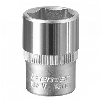 Sealey S1413 Premier Socket 1/4 inch Sq Drive 13mm