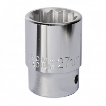 Sealey S34/27 Premier Socket 3/4 inch Sq Drive 27mm