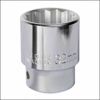 Sealey S34/32 Premier Socket 3/4 inch Sq Drive 32mm