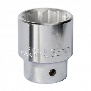 Sealey S34/33 Premier Socket 3/4 inch Sq Drive 33mm