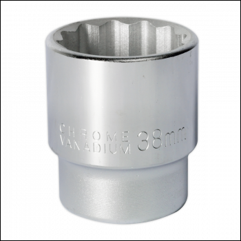 Sealey S34/38 Premier Socket 3/4 inch Sq Drive 38mm