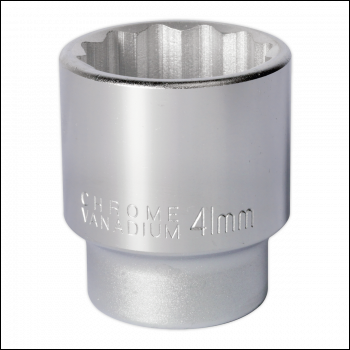 Sealey S34/41 Premier Socket 3/4 inch Sq Drive 41mm