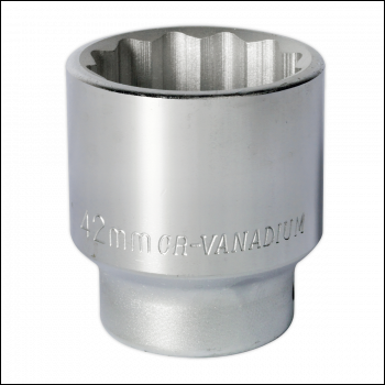 Sealey S34/42 Premier Socket 3/4 inch Sq Drive 42mm