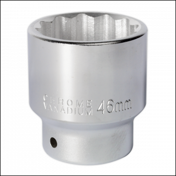 Sealey S34/46 Premier Socket 3/4 inch Sq Drive 46mm