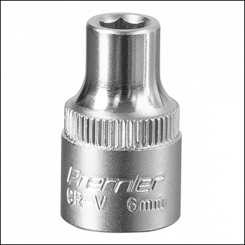 Sealey S3806 Premier Socket 3/8 inch Sq Drive 6mm
