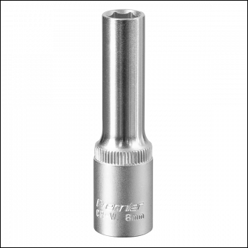 Sealey S3808D Premier Deep Socket 3/8 inch Sq Drive 8mm