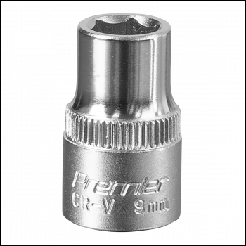 Sealey S3809 Premier Socket 3/8 inch Sq Drive 9mm