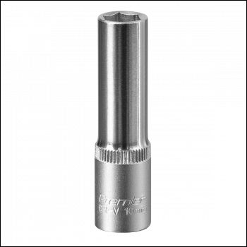 Sealey S3810D Premier Deep Socket 3/8 inch Sq Drive 10mm