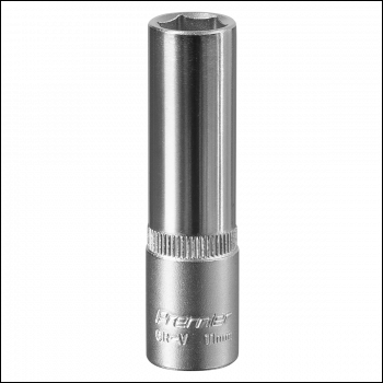 Sealey S3811D Premier Deep Socket 3/8 inch Sq Drive 11mm