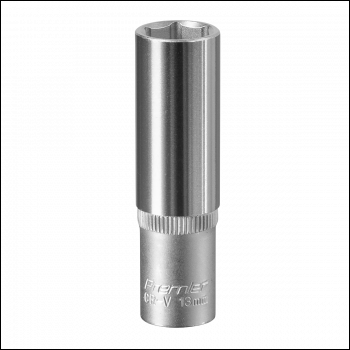 Sealey S3813D Premier Deep Socket 3/8 inch Sq Drive 13mm