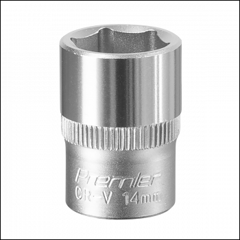 Sealey S3814 Premier Socket 3/8 inch Sq Drive 14mm