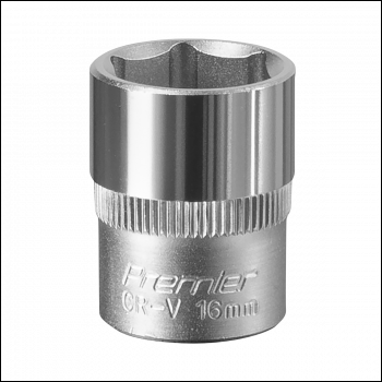 Sealey S3816 Premier Socket 3/8 inch Sq Drive 16mm