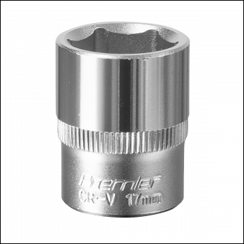 Sealey S3817 Premier Socket 3/8 inch Sq Drive 17mm