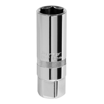 Sealey S38SP10 Premier Spark Plug Socket 3/8 inch Sq Drive 16mm