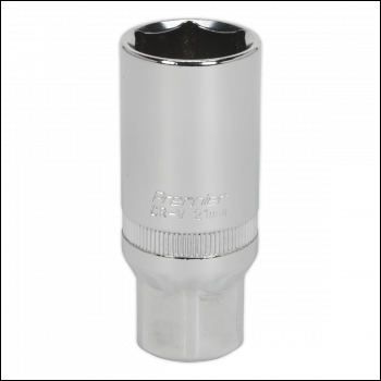 Sealey S38SP14 Premier Spark Plug Socket 3/8 inch Sq Drive 21mm