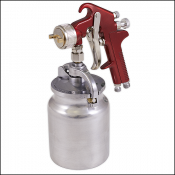 Sealey S720 Suction Feed Spray Gun 2mm Set-Up