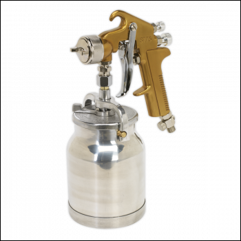 Sealey S775 Siegen Suction Feed Spray Gun 1.7mm Set-Up