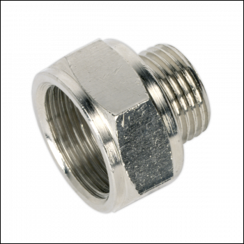 Sealey SA1/1234 Adaptor 1/2 inch BSPT Male to 3/4 inch BSP Female