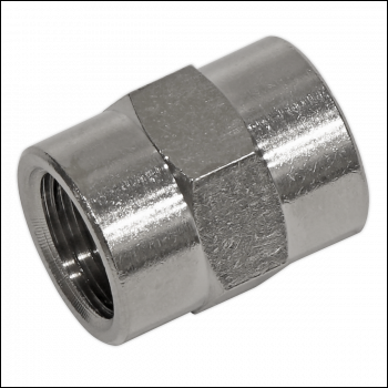 Sealey SA1/1414FF Double Female Union 1/4 inch BSP to 1/4 inch BSP
