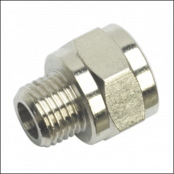 Sealey SA1/1438F Adaptor 1/4 inch BSPT Male to 3/8 inch BSP Female