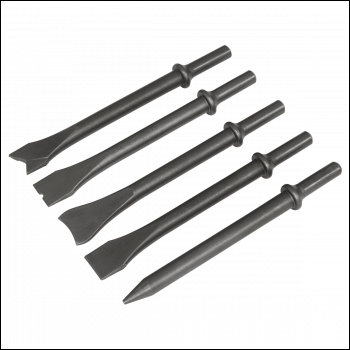 Sealey SA11C Air Hammer Chisel Set 170mm 5pc