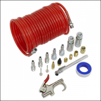 Sealey SA320K Air Blow Gun Kit 19pc