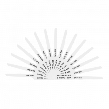 Sealey SA34/B3215 94.5mm HSS Air Saw Blade 32tpi - Pack of 15