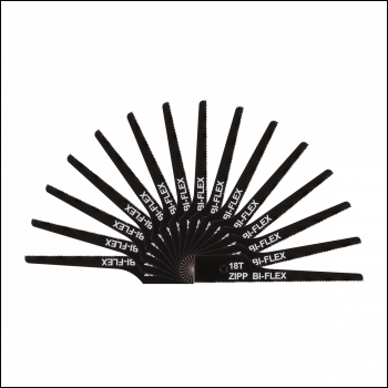 Sealey SA345/B1815 74mm HSS Air Saw Blade 18tpi - Pack of 15
