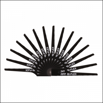 Sealey SA345/B2415 74mm HSS Air Saw Blade 24tpi - Pack of 15