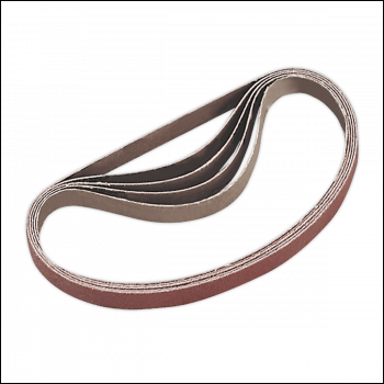 Sealey SA35/B100G 10 x 330mm Sanding Belt 100Grit - Pack of 5