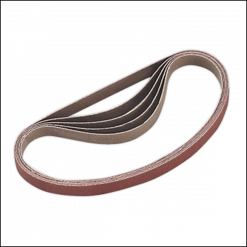 Sealey SA35/B120G 10 x 330mm Sanding Belt 120Grit - Pack of 5