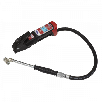 Sealey SA37/96B PCL Anodised Digital Tyre Inflator with Twin Push-On Connector