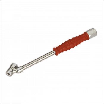 Sealey SA37/C/C Twin Push-On Closed Connector for Tyre Inflators 1/4 inch BSP Fitting